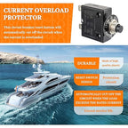 HUWREW 5 Amp Push Button Circuit Breaker 125-250V AC 50V DC L1 Series Manual Reset Thermal Circuit Breaker 5A Thermal Overload Protector