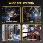 TOOLIOM 135A 110V Mini Stick Welder MMA ARC Welder Machine DC Inverter Welder with Digital Display Portable Welding Machine