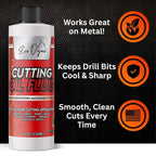 Cutting Oil, Cutting Fluid 8-OZ, Made in The USA | Cutting Oil for Drilling, Tapping, Milling | Professional Grade Fluid - Safe on Metal & Glass by Evo Dyne