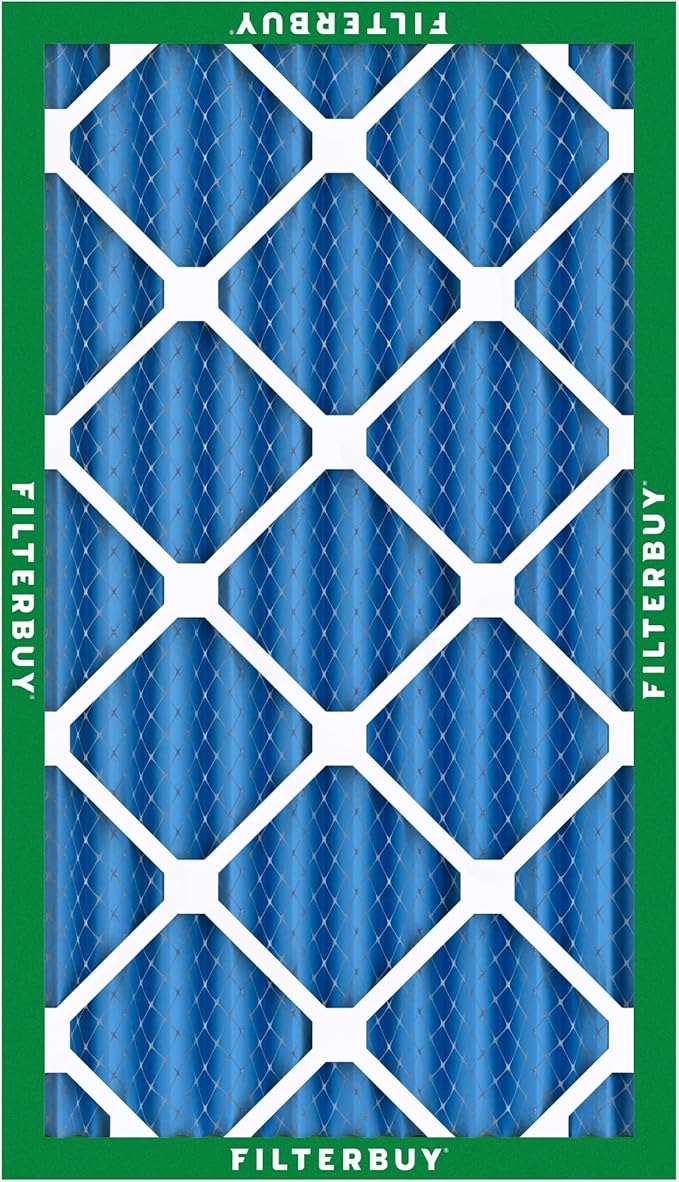 Filterbuy 16x25x4 Air Filter MERV 13 (MPR 1900) Health Defense Replacement (4-Pack), Electrostatic Pleated HVAC AC Furnace Filters, Made in USA (Actual Size: 15.50 x 24.50 x 3.63)