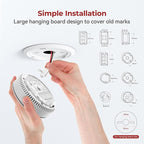 Siterlink Hardwired Smoke Detector Carbon Monoxide Detector Combo 10 Year Battery up, UL 217-9th Conforming, Interconnected Smoke & CO Alarm with Bilingual Voice Alerts, 2 Pack