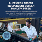 Custom Window Screen Replacement - Fully Assembled Double Hung Flanged Full Screen with Swivel Latches & Clips Secure the Screen in Your Window. DH5 Features a Pull Tab for Easy Installation & Removal