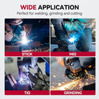 ARCCAPTAIN True Color Auto Darkening Welding Helmet with Upgraded Arc Sensor, 1/1/1/1 Top Optical Clarity Solar Power Welding Hood, 1/25000s Response Time, 4/9-13 for TIG MIG ARC Welding Mask, Rivet