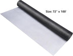 Fiberglass Window Screen Roll 72” x 100’ Easy to Use Black Replacement Window Screens for House Windows or Door