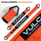 VULCAN Complete Axle Strap Tie Down Kit s - PROSeries - Includes (4) 22 Inch Axle Straps, (4) 36 Inch Axle Straps, and (4) 8' Snap Hook Ratchet Straps