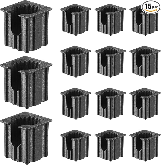 Dreyoo 15 Pcs Shower Faucet Handle Insert Compatible with Kohler, 1.5cm x 1.4cm x 1.2cm Shower Handle Parts Compatible with Kohler 1060514, Easy to Install