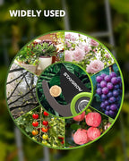 Garden Shears - 6.9" Pruning Shears for Gardening with SK5 Stainless Steel Sharp Blades, Tree Trimmer Garden Scissors with Comfort Handle and Safety Lock, Gardening Hand Tools - Green