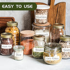 220 Yards Freezer Tape, Writable Surface, Low Temperature Resistance, Easy Tear and Residue-Free Removal, Ideal for Food Containers and Refrigerators, Includes 4 Rolls, Each 0.79 Inch by 55 Yards