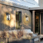 Darkaway Outdoor Wall Lights for House,2pcs Exterior Lighting Fixtures Wall Mount Porch Lights Waterproof Outdoor Sconce Lights with Clear Glass for Patio Hallway Garage E12 Socket