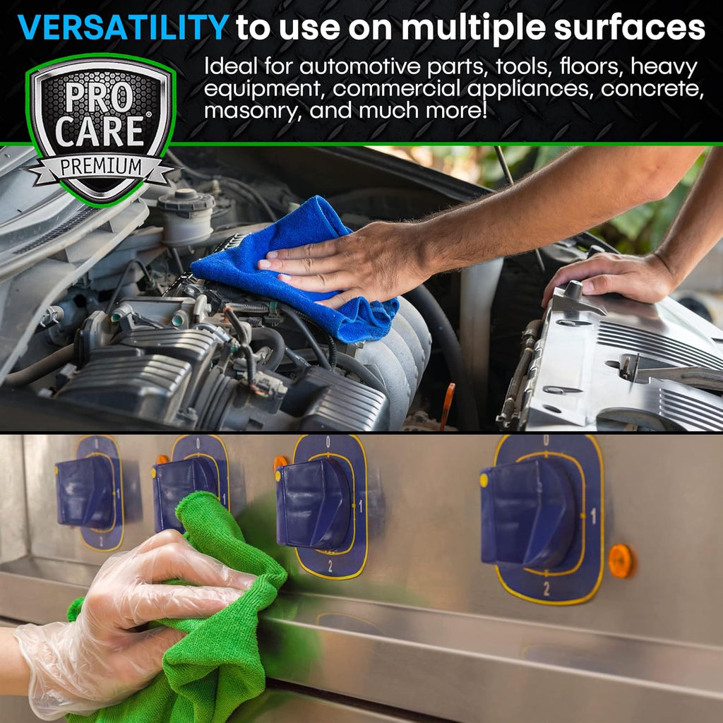 Procare - Degreaser Concentrate - Tool, Shop Floor, Engine & Commercial Kitchen Cleaner - Cleaning Supplies - Degreaser - Made in the USA (1 Gallon)