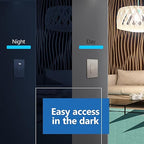 LIDER Minimalist Design Matte Finish Lighted Decorator Switch, Frameless Paddle Light Switch with Locator Light, Grounding Screw, 3-Way or Single Pole, 15A 120V, UL listed, LS15-3W-NK5P, Nickel 5 Pack