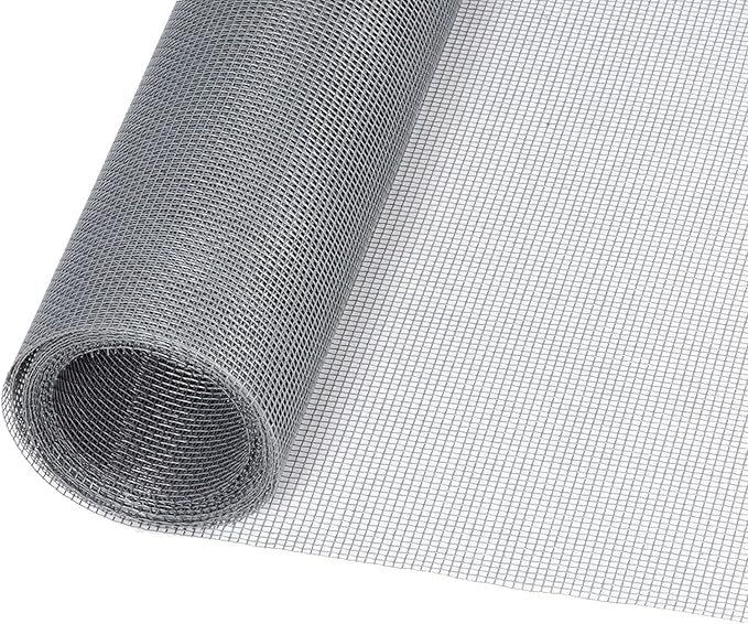 Windows Screen and Screen Door Replacement, 48"x118" Durable Fiberglass Screen Mesh- Window Screen & Sliding Screen Door Repair for Patio and Windows, Tooltriz