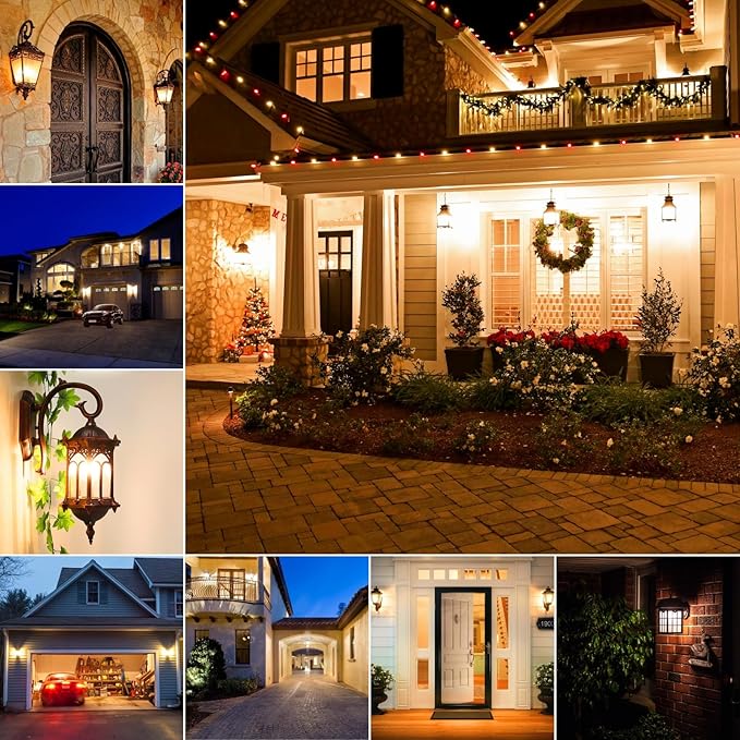 Radar Motion Sensor Light Bulbs A19 250W Equivalent AC85-265V 27W Motion Detector Auto Activated Dusk to Dawn Security Outdoor Porch Lights LED Bulb Warm White 3375LM E26/E27 (2 Pack)