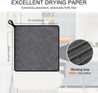 Shiny Bath Wipes Cleaning Cloths,5pcs Shiny Bath Drying Towels,Shower Doors Drying Towels,12*10” Streak Free Glass Window Car Mirror Super Absorben Microfiber Cleaning Cloths Cleaner(5pcs grey12*10”)