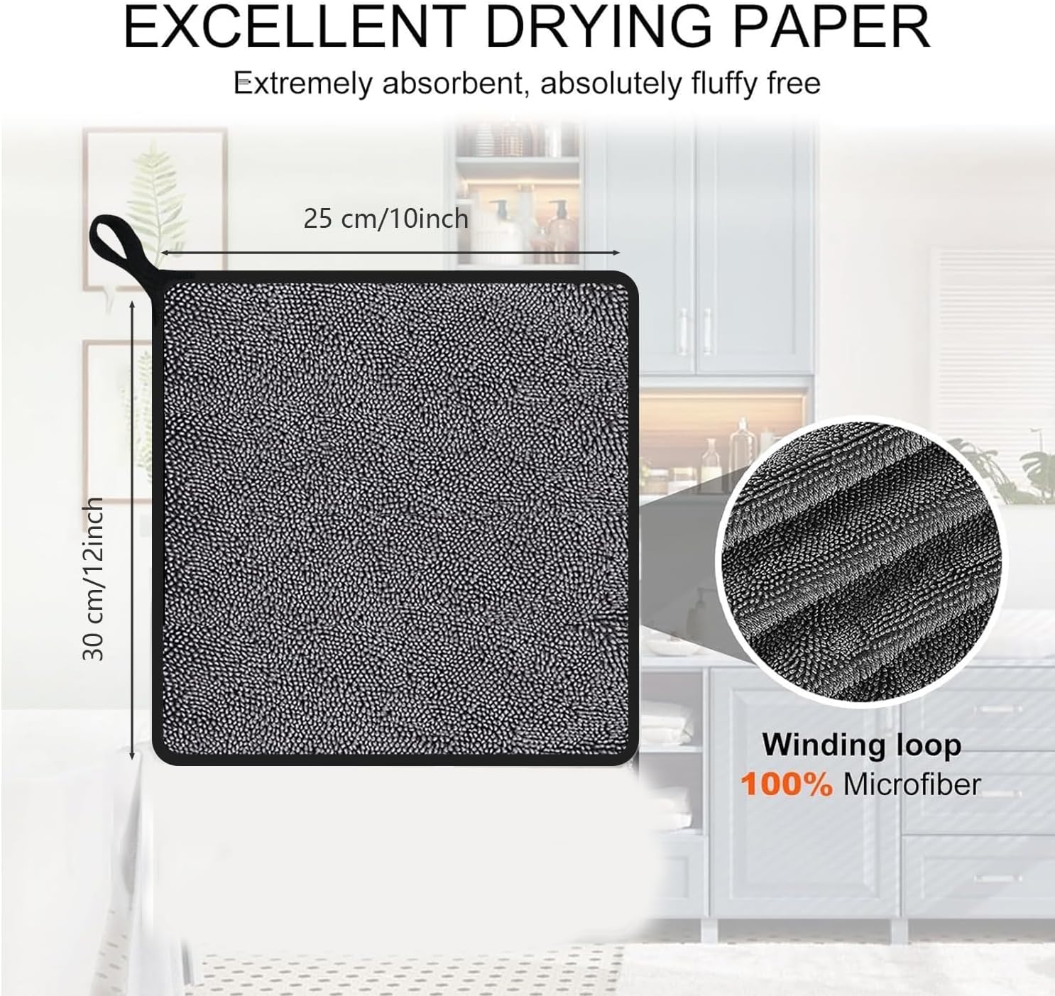 Shiny Bath Wipes Cleaning Cloths,5pcs Shiny Bath Drying Towels,Shower Doors Drying Towels,12*10” Streak Free Glass Window Car Mirror Super Absorben Microfiber Cleaning Cloths Cleaner(5pcs grey12*10”)