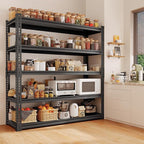 Garage Shelving, 48" Wide 5-Tier 3000lbs, Boltless Assembly, Adjustable Large Garage Storage Shelves, 48" W x 24" D x 72" H Heavy Duty Storage Rack