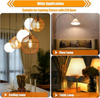 16 Pack LED Edison Bulbs 40w Equivalent, 4 Watt LED Filament Bulb, 3000K Warm White ST19 Light Bulb, 450lm E26 Vintage Bulbs for Ceiling Light Fixture, Not Dimmable