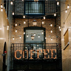 6pcs ST38 Edison Small Bulb 2W Equivalent to 10W-15W-20W E12 Base Warm Amber Glass LED Bulbs for Chandeliers Fans Candelabras Outdoor ST38 String Lights