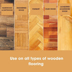 Furniture Clinic Wood Floor Cleaner | Dilutes to 170 FL Oz | Cleaning Concentrate | Formulated for Hardwood and Engineered Wooden Flooring | Quick-Drying with Orange Oil