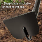 Hoe Garden Tool, Heavy Duty Garden Hoe for Weeding, Metal Garden Hoe with Long Handle, 58 Inches