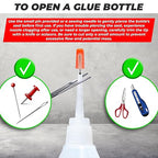 2 Pk X 1.76 Oz. (50g) CA Glue - Thin Cyanoacrylate Based Super Glue for Woodworking - Model Car Adhesive, Strong Bonds in Model Airplane, Wood Projects. Fast Drying, Instant Wood Bond