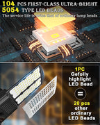 Gefolly SL-7500W Solar Street Lights Outdoor, 400000LM Commercial Parking Lot Light Dusk to Dawn IP67 Waterproof 6500K Security Flood Lights with Motion Sensor Lamp for Yard, Road