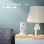 Tower Surge Protector Power Strip with 12 Outlets 4 USB (1 USB C), 6.5Feet Extension Cord with Multiple Outlets, Charging Station, Power Strip Tower, Office Desk Supplies