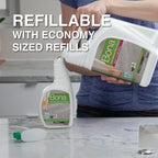 Bona Multi-Surface Floor Cleaner Spray - 32 fl oz - Unscented - Refillable - Residue-Free Floor Cleaning Solution for Stone, Tile, Laminate, and Vinyl Floors