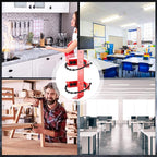 2 Pcs Fire Extinguisher Mount Bracket Adjustable, Supports up to 10 Lbs, Heavy-Duty and Easy Installation, Ideal for Home, Truck, Rv, Boat, Commercial Use, Secure and Durable Holder