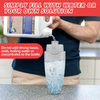 HOMTOYOU Dust Mop for Hardwood Floors: Microfiber Spray Mop for Cleaning Laminate Wood Tile Home Kitchen - 3 Washable Reusable Pads & 1Pcs 400+ML Refillable Bottle