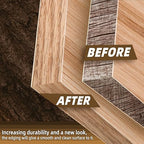 GSCIT Club Red Oak Edge Banding, 1/2 inch x 250ft roll of Veneer Edge Banding - Pre-glued Flexible, Real Wood Tape for Cabinet Repair & Furniture Restoration