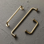 Goo-Ki 5.04"(128mm) c-c Champagne Bronze Cabinet Handle Drawer Pulls Zinc Alloy Kitchen Hardware - 6 Pack Modern Bar Pull Handles for Cupboard Wardrobe,9338UBR-128