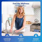 Express Water Reverse Osmosis Ultraviolet Water Filtration System – 100 GPD (Modern Chrome Faucet)