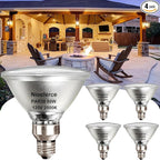 PAR38 Flood Light Bulbs - 4 Pack 80W PAR38 Halogen Bulb 120V Warm White 2800K, PAR 38 Bulb Dimmable E26 Base for Indoor and Outdoor, Long Lasting 950LM PAR 38 Halogen Flood Light