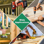 250 Pcs Black Star Drive Wood Screws 6 inch - Rust Resistant Timber Deck Screws for Landscaping, Log & Timber Wood - Heavy-Duty Outdoor Fasteners (#14 x 6 Tan