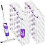 40 Pack Swiffer Power Mop Pads Refill - Disposable Wet Pads for Swiffer Mop, Quick and Easy Floor Cleaning, Compatible with Swiffer Power Mop and WetJet, Ideal for Hardwood, Tile, and Laminate Floors