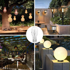 12-Pack 12 Volt 11 Watt Low Voltage T5 Landscape Light Bulbs for Malibu lights Landscape, Appliance, RV, Outdoor Landscape Lights Lamp -1/4 Wedge Base Small Light Bulbs,2800K Warm White,CRI 85, Clear