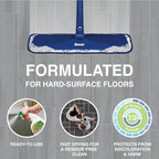 Bona Multi-Surface Floor Cleaner Spray - 32 fl oz - Lemon Mint Scent - Refillable - Residue-Free Floor Cleaning Solution for Stone, Tile, Laminate, and Vinyl Floors