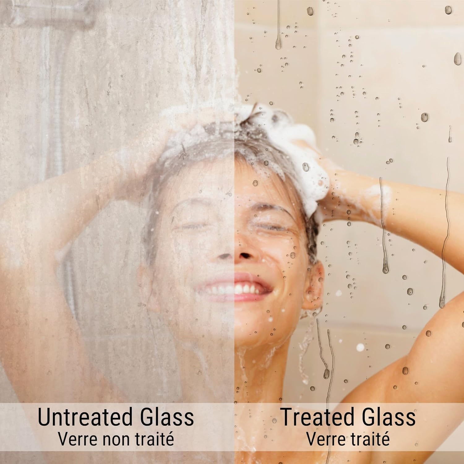 EnduroShield Glass Treatment Kit - Advanced Protection for Glass Surfaces - Repels Soap Scum, Grime & Dirt Without Harsh Chemicals - 4.2 fl oz