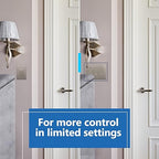 LIDER Minimalist Design Matte Finish Lighted Triple Switch with Screwless Wall Plate, Combination Frameless Decorator Switch with Locator Light, Ground Terminal Single Pole 15A 120V, UL Listed, Nickel