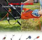 Clear Power Indoor/Outdoor Extension Cord, 25 Ft, Orange, 16AWG, 13A, SJTW [ETL Listed] 3 Prong Grounded Plug, 16/3, Water & Weather Resistant, Flame Retardant w/Power Indicator Light (CP11116)