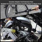 Digital Torque Wrench 3/8 Drive, 1.5-99.5 ft-lbs./6.8-135Nm Range, Electric Torque Wrench with Dual Direction Ratchet, ±1% Accuracy with Vibration, Buzzer and LED Alert