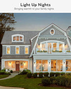 VIANIS 14.5" Large Outdoor Sconce Lights, Black Dusk to Dawn Outdoor Lighting with Tempered Bubble Glass, Anti-Rust Outside Light Fixtures Wall Mount, Waterproof Front Porch Light for Porch, Garage