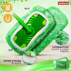 VanDuck Floor Duster Refill Compatible with Swiffer Sweeper Mop (2 Pack) - Microfiber Pet Heavy Duty Dry Cloth Refills - Reusable Mop Pad