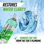 Oh Yuk Jetted Bathtub Cleaner for Jet Tubs, Whirlpools, The Most Effective Jetted Tub Cleaner, Septic Safe | Two 16 Ounce Bottles!