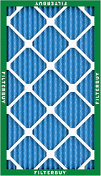 Filterbuy 16x25x1 Air Filter MERV 13 (MPR 1900) Health Defense Replacement (4-Pack), Electrostatic Pleated HVAC AC Furnace Filters, Made in USA (Actual Size: 15.50 x 24.50 x 0.75)
