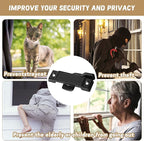 4 Pcs F2590 Windows Replacement Sash Lock-2-1/4'' Mounting Hole Centers Sash Lock with Screws-Black Sash Lock for Vertical Sliding Windows Double Hung Windows