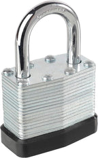 Lock, Laminated Steel Keyed Padlock, Keyed Alike Locks, Normal Shackle Padlock-Pack of 12