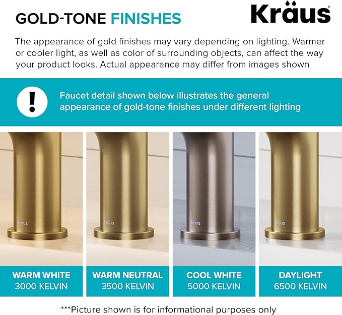 KRAUS Torak Pull Down Kitchen Faucet in Spot-Free Brushed Brass with 2 Function Sprayer, Pre-Attached Water Lines, and Mounting Hardware, KPF-2840SFBB