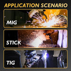 TOOLIOM Auto Darkening Welding Helmet True Color Solar Powered Welding Mask with Adjustable Shade 4/9-13 for TIG MIG Stick Flaming Skull Design